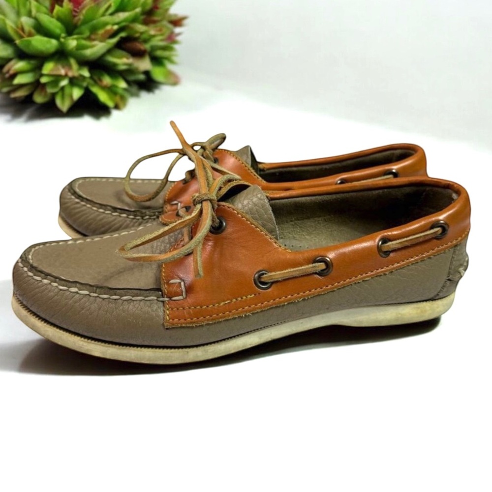 DOONEY & BOURKE Boat Shoes Pebbled Leather Women’s Size 7 FAST SHIP 3089-18
